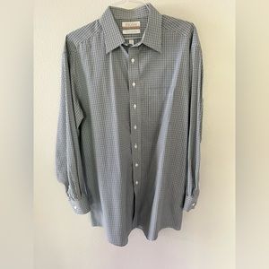 Gold Label Roundtree & Yorke men’s plaid dress shirt